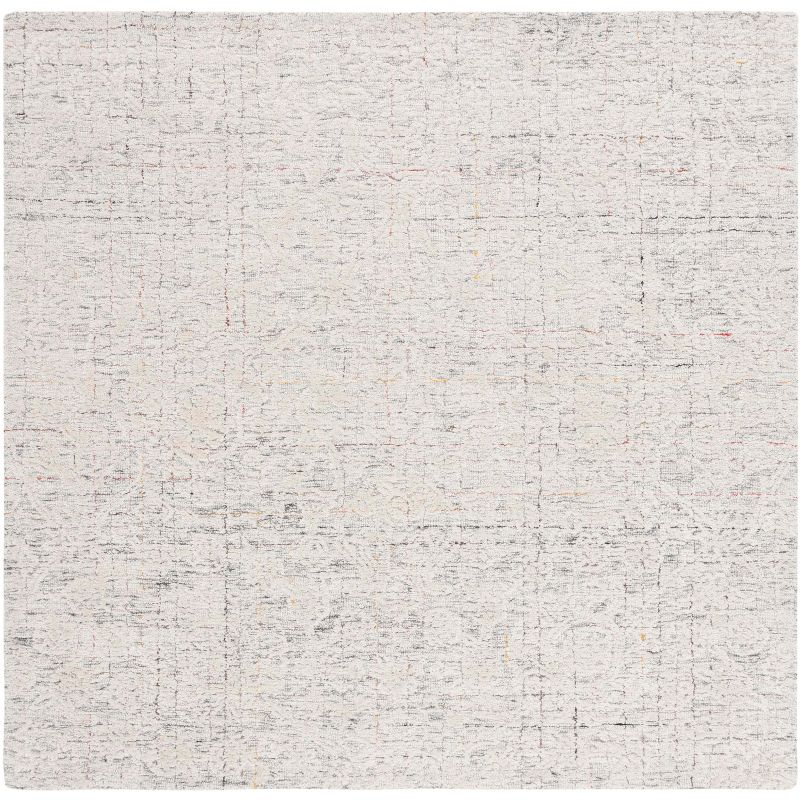 Metro MET879 Hand Tufted Indoor Area Rug - Grey/Ivory - 6'x6' - Safavieh