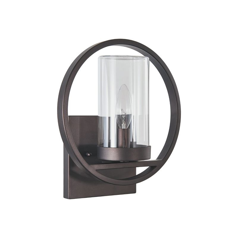 Chloe Lighting Joseph Transitional 1 Light Rubbed Bronze Outdoor/indoor Wall Sconce 11"Tall