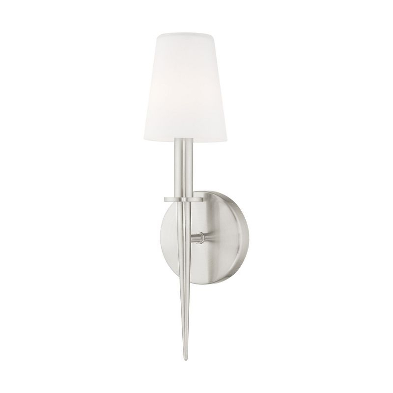 Livex Lighting Witten 1 - Light Wall Light in  Brushed Nickel