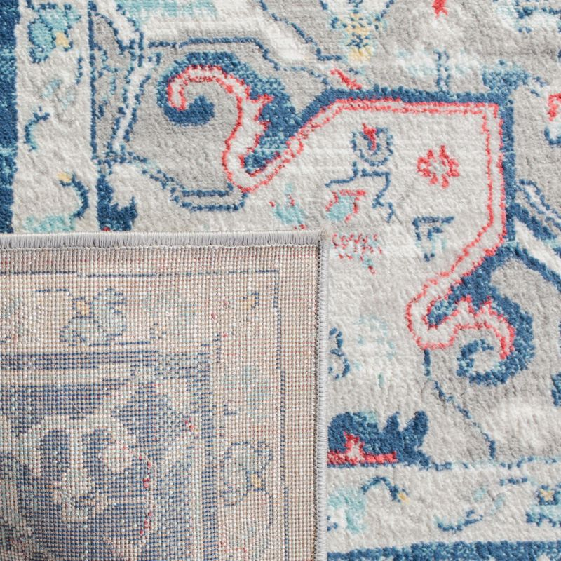 Brentwood BNT811 Power Loomed Area Rug - Light Grey/Blue - 8'x10' - Safavieh.