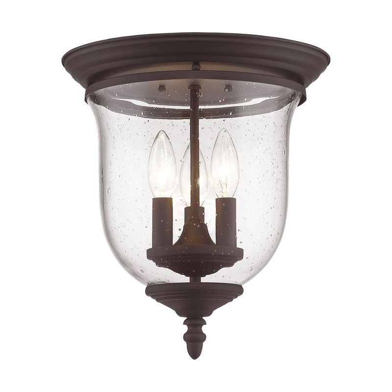 Livex Lighting Legacy 3 - Light Flush Mount in  Bronze