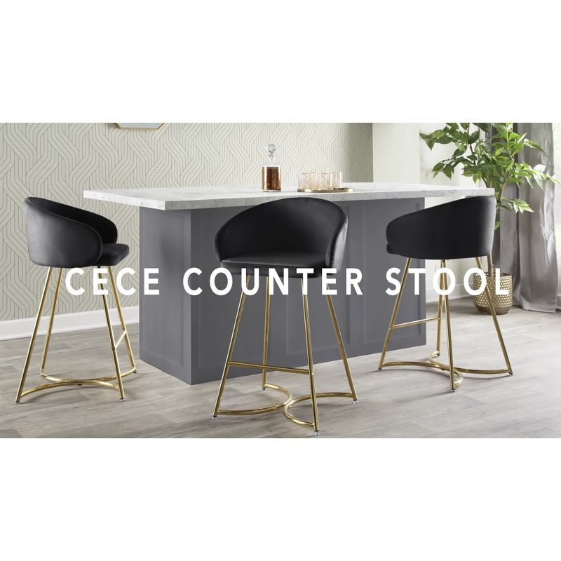 27" Cece Canary Counter Height Table - LumiSource