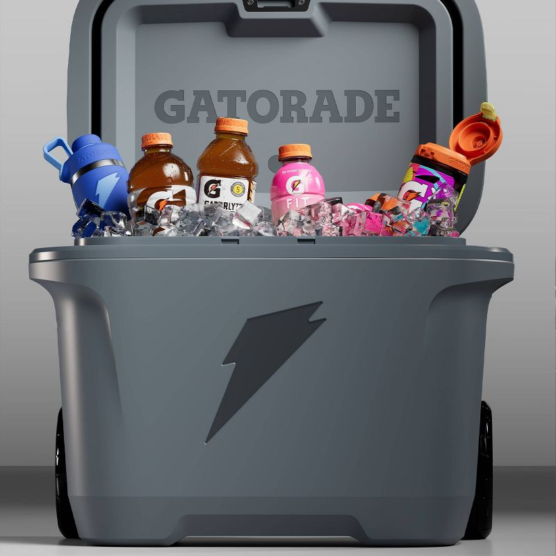 Gatorade 50qt Ice Rolling Cooler - Gray