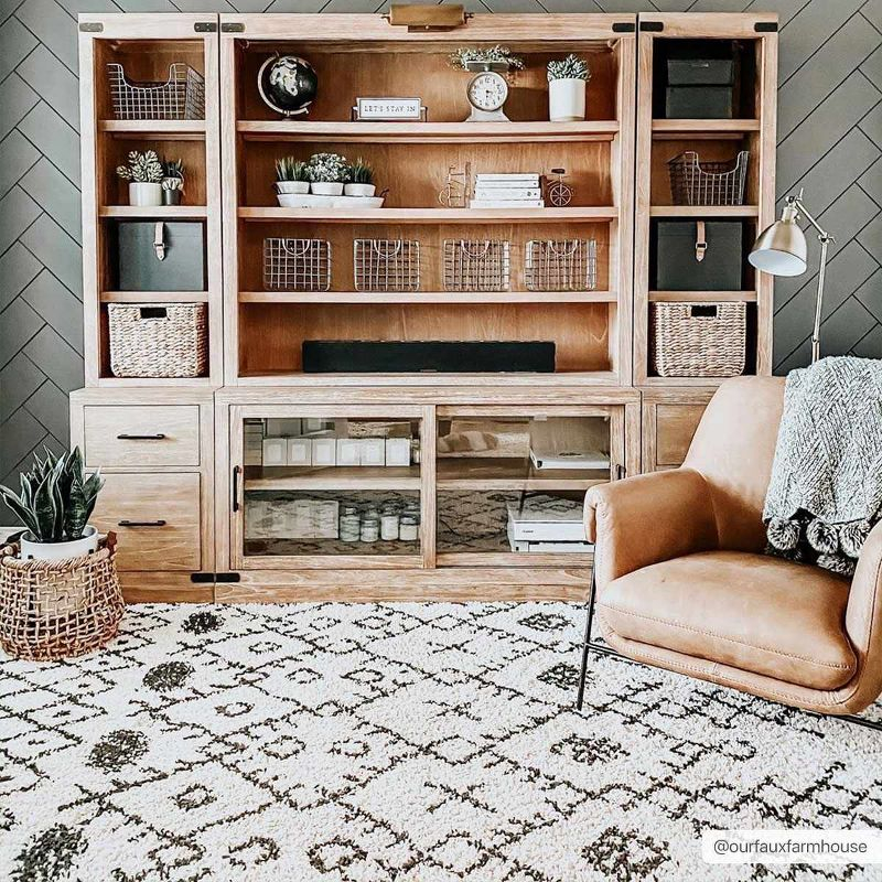 Hauteloom Rectangle Area Rug   Charcoal