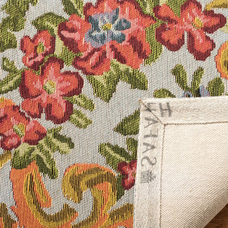 Classic Vintage CLV112 Power Loomed Area Rug - Ivory/Rose - 5'x8' - Safavieh.