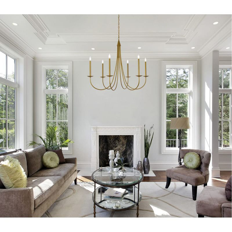 Elegant Lighting Cohen 42 inch pendant in brass