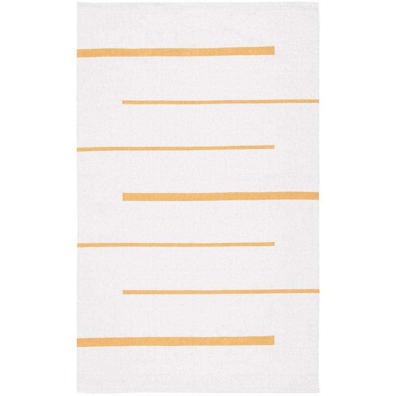 Montauk MTK311 Hand Woven Indoor Area Rug - Ivory/Gold - 5'x8' - Safavieh