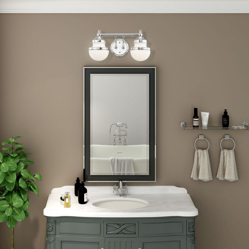 Livex Lighting Oldwick 2 - Light Vanity in  Polished Chrome