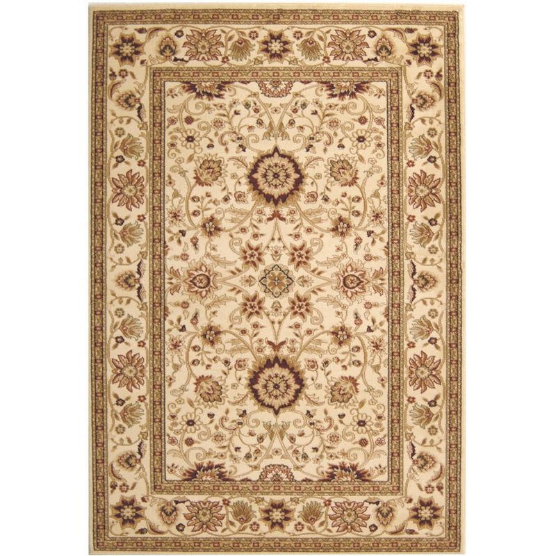 Lyndhurst LNH212 Power Loomed Area Rug - Ivory/Ivory - 6'x9' - Safavieh