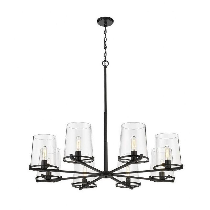 Z-Lite Callista 8 - Light Chandelier in  Matte Black