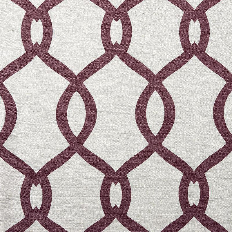 EXCLUSIVE HOME Kochi Light Filtering Linen Blend Grommet Top Curtain Panel Pair, 54"x96", Burgundy