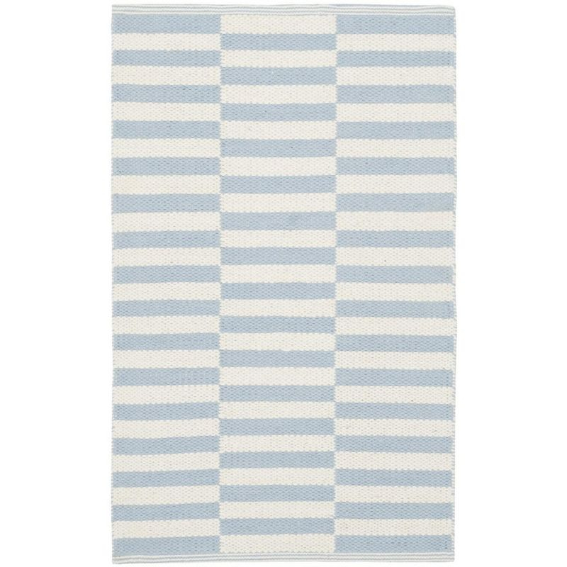 Montauk MTK715 Hand Woven Indoor Accent Rug - Ivory/Light Blue - 2'3"x3'9" - Safavieh