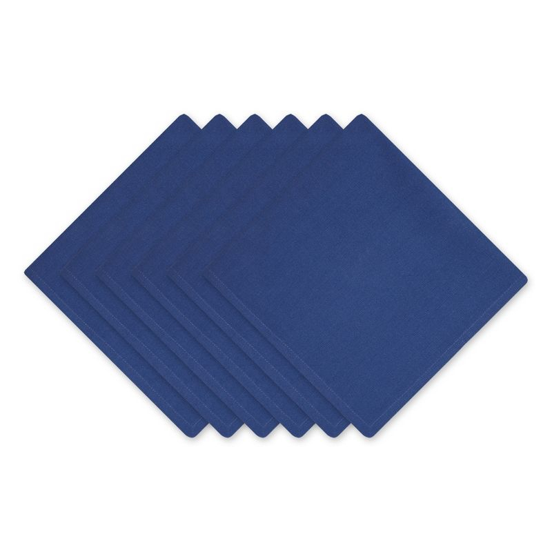 Design Imports Navy Solid Napkin Set/6