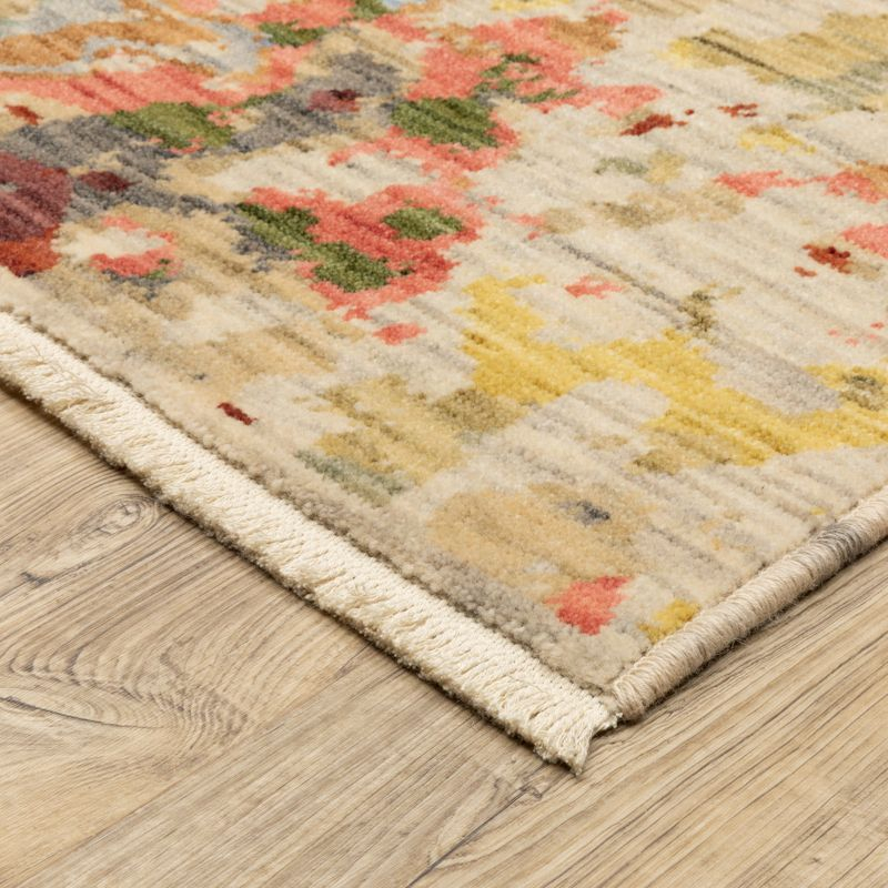 Oriental Weavers Soleri SOL09 Beige/ Multi Indoor Area Rug - 2'6" x 12'