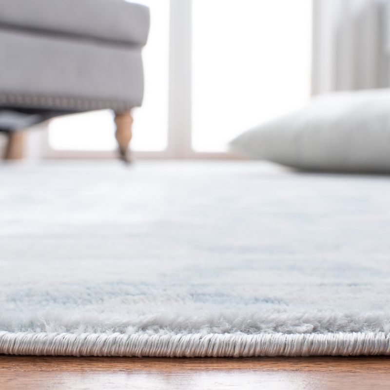 Martha Stewart Isabella - MSR0956 - Indoor Power Loomed Area Rugs - Turquoise/Ivory - 8'x10'