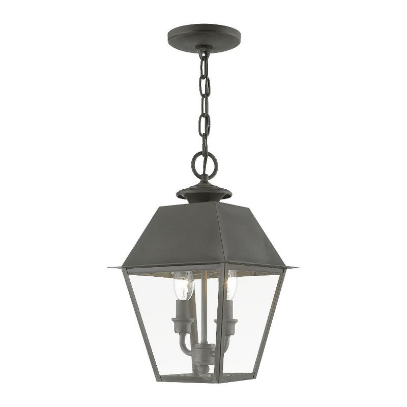 Livex Lighting Wentworth 2 - Light Pendant in  Charcoal