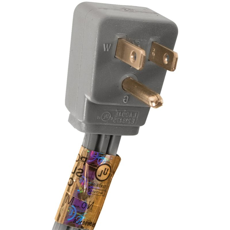 Certified Appliance Accessories® 15-Amp Grounded Appliance Extension Cord, 12ft in Gray, Size: 12 Ft.