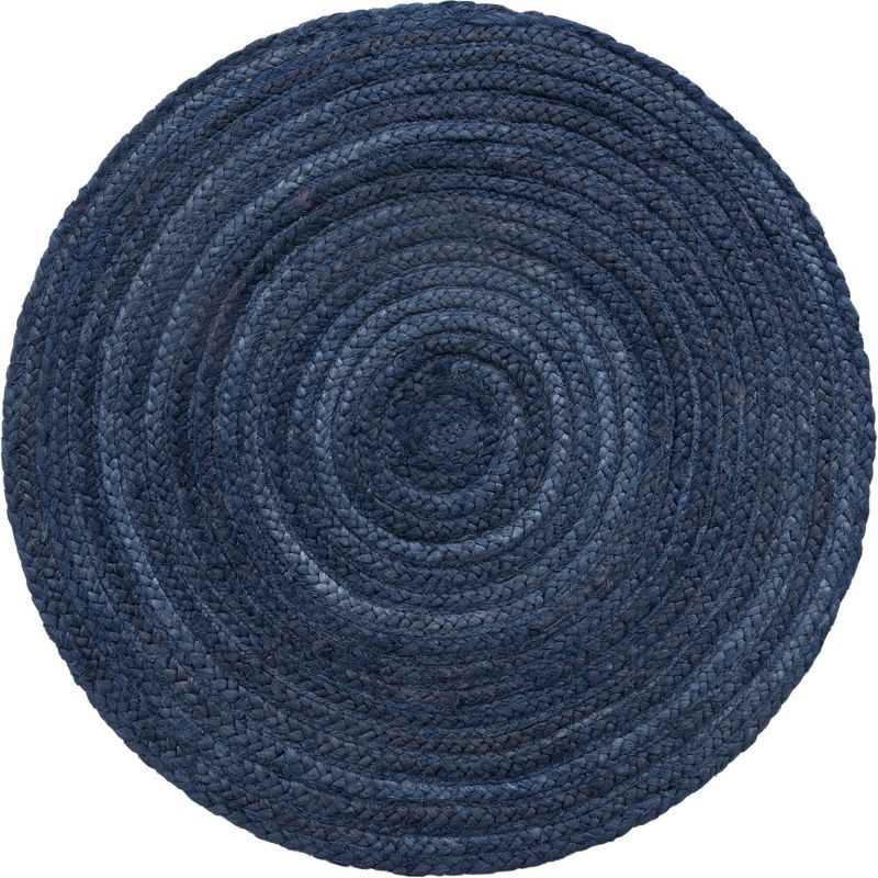 Unique Loom 3' 3 x 3' 3 Dhaka Braided Jute Round Area Rug
