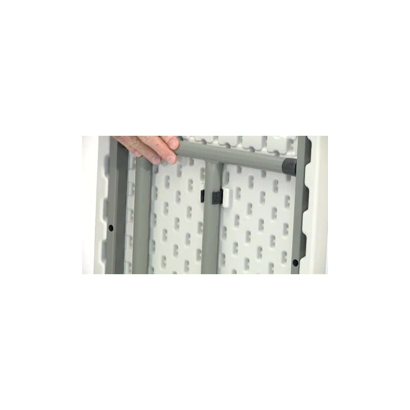 Flash Furniture 6-Foot Granite White Plastic Folding Table