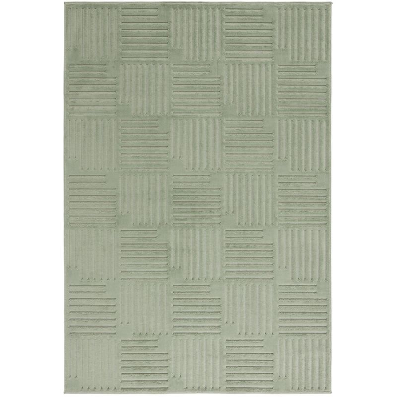 Selena SLE678 Power Loomed Indoor Area Rug - Green - 4'x6' - Safavieh