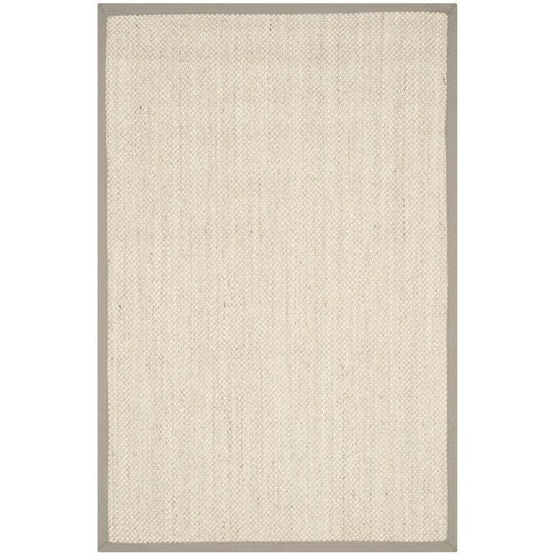 Natural Fiber NF143 Power Loomed Indoor Accent Rug - Marble/Khaki - 3'x5' - Safavieh.