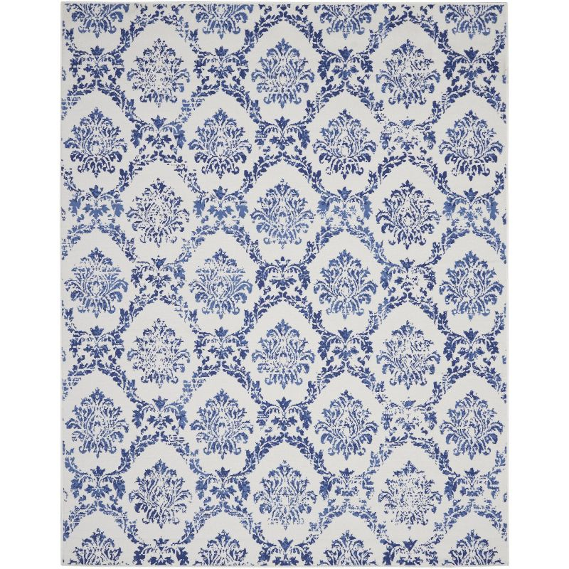 Nourison Whimsicle WHS01 Indoor only Area Rug - Ivory Navy 7' x 10'