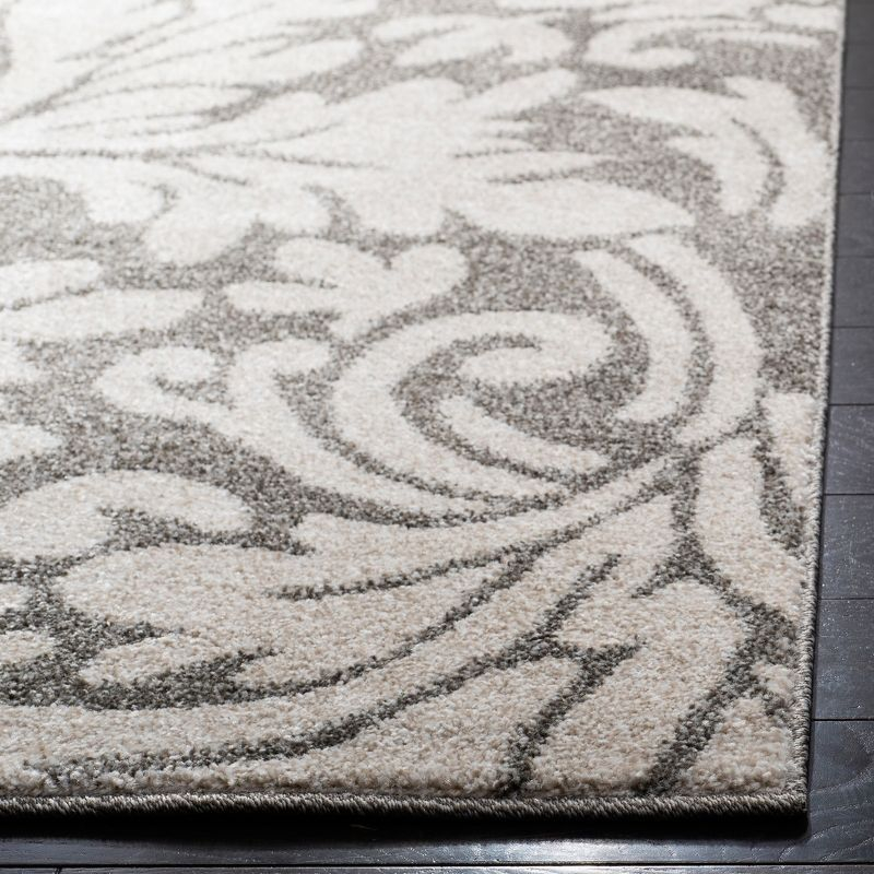 Amherst AMT425 Power Loomed Indoor Area Rug - Dark Grey/Beige - 8'x10' - Safavieh