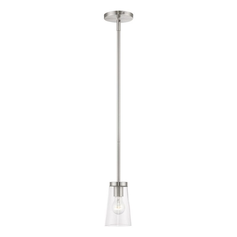 Livex Lighting Cityview 1 - Light Pendant in  Brushed Nickel