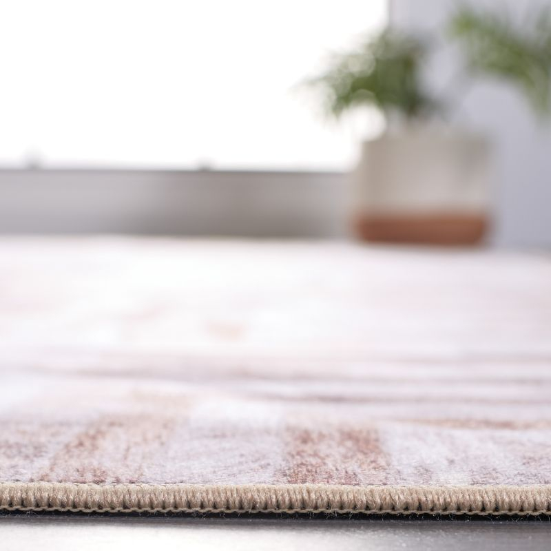 Faux Hide FAH549 Power Loomed Machine Washable Area Rug - Beige/Brown - 8'x10' - Safavieh.