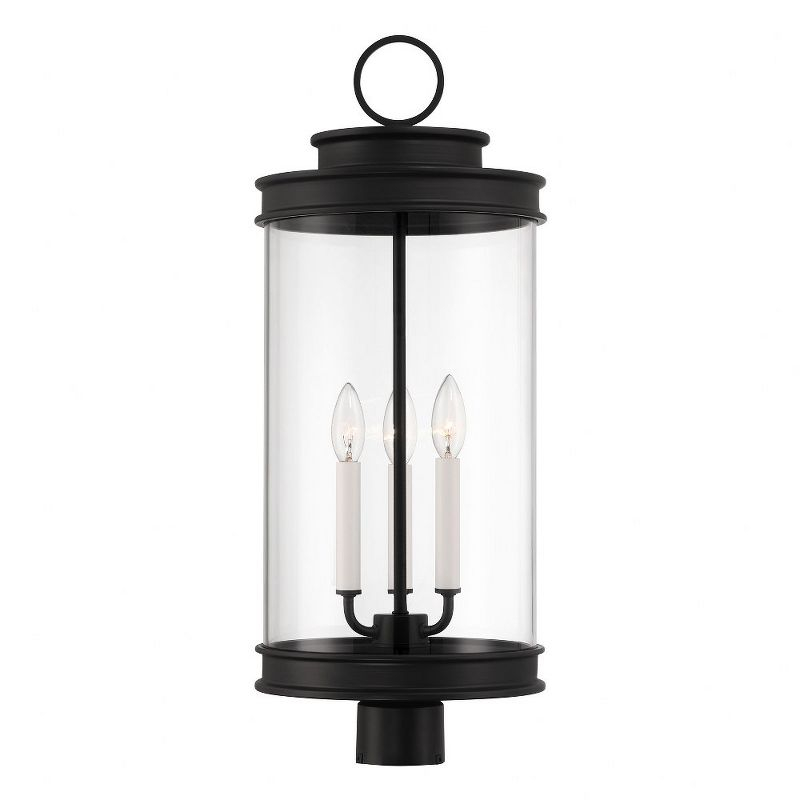 Savoy House Englewood 3 - Light Post Light in  Matte Black