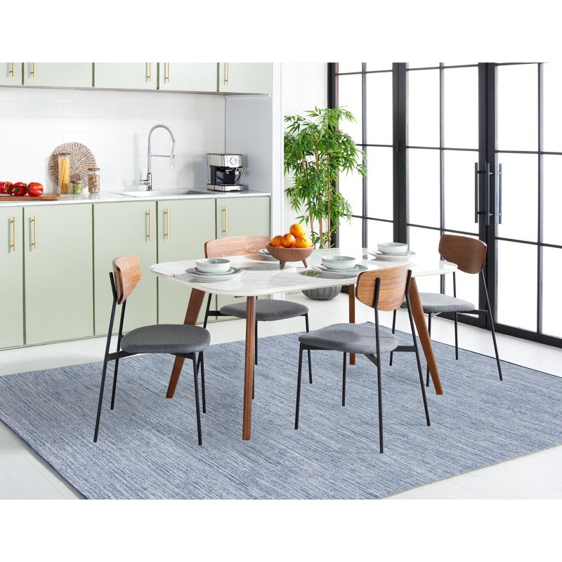 Montauk MTK250 Hand Woven, Flat Weave Indoor Accent Rug - Navy/Blue - 3'x5' - Safavieh