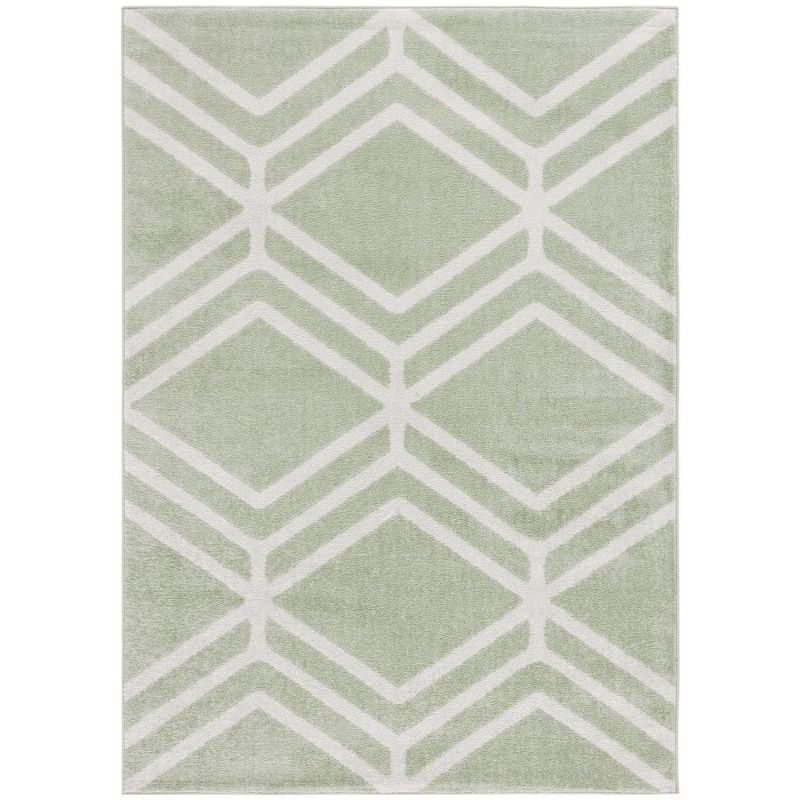 Adirondack ADR253 Machine Made Indoor Area Rug - Sage/Ivory - 5'-1"x7'-6" - Safavieh
