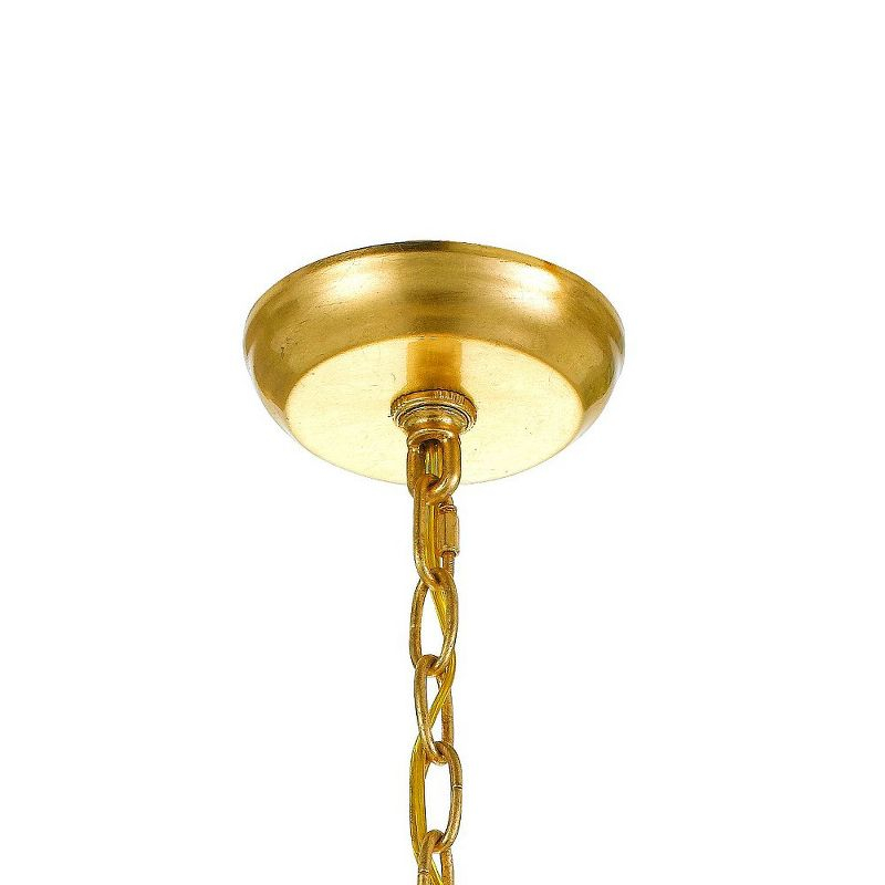 Crystorama Lighting Layla 6 - Light Chandelier in  Antique Gold