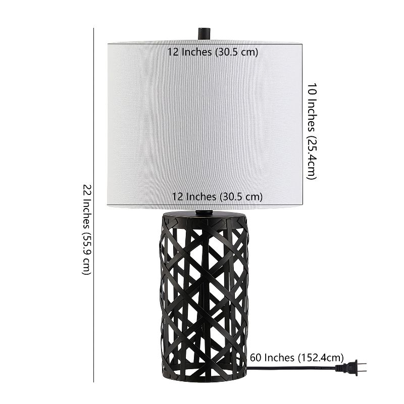 Berny Table Lamp - 22 Inch Height - TBL4264 - Black - Safavieh