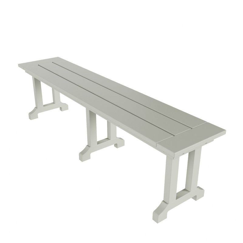 WestinTrends  Outdoor Patio Dining Bench, Sand