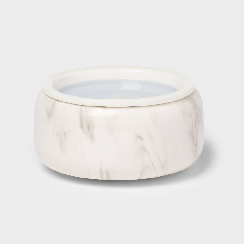 2 in 1 Stone Wax Warmer and Candle Warmer - Threshold™: Electric Tabletop Plugin, Ceramic Finish