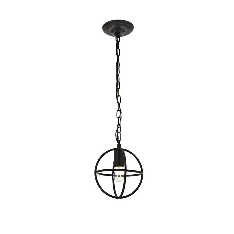 Elegant Lighting Octavia 1 light dark brown Pendant