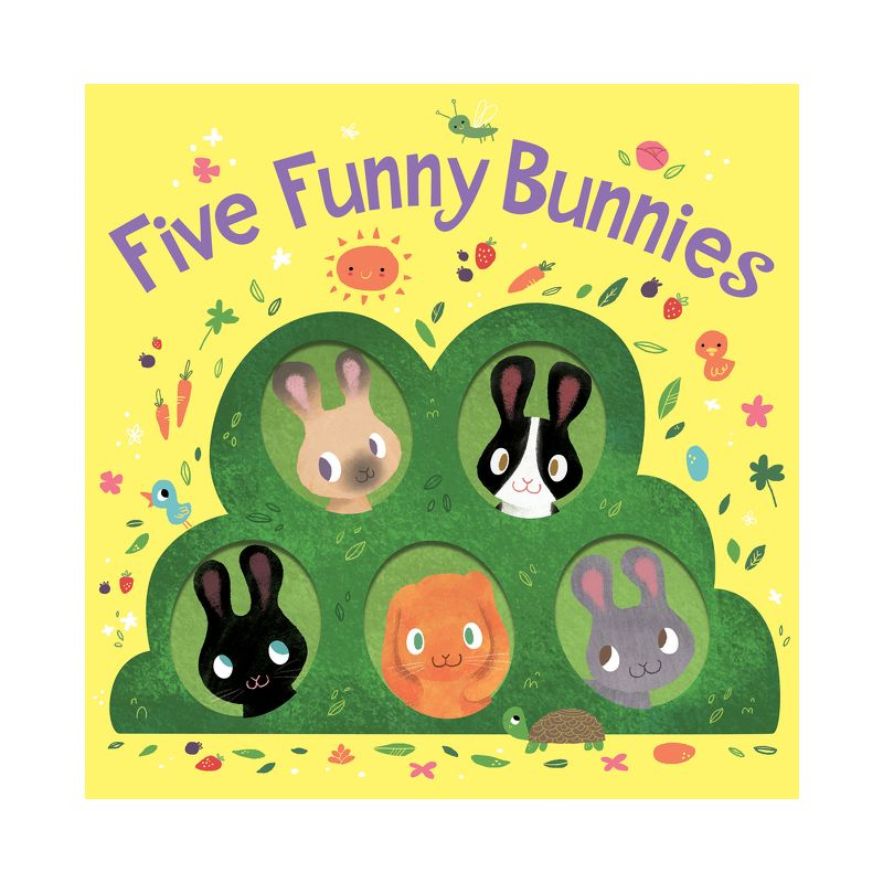 Five Funny Bunnies Board Book - by  Clarion Books