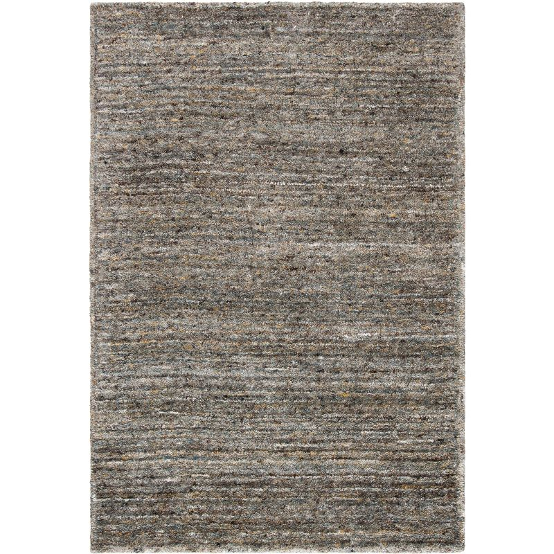 Himalaya HIM413 Handmade Area Rug - 4'x6' - Grey/Olive - Safavieh