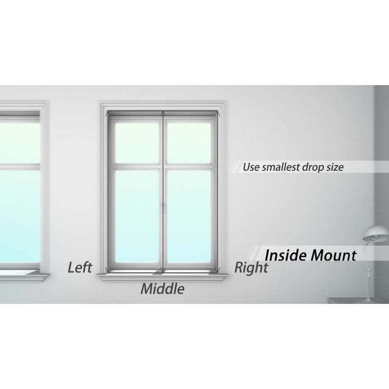 1pc 73"x72" Blackout Slow Release Roller Shade White - Lumi Home Furnishings: Window Blinds, Indoor Wall Mount