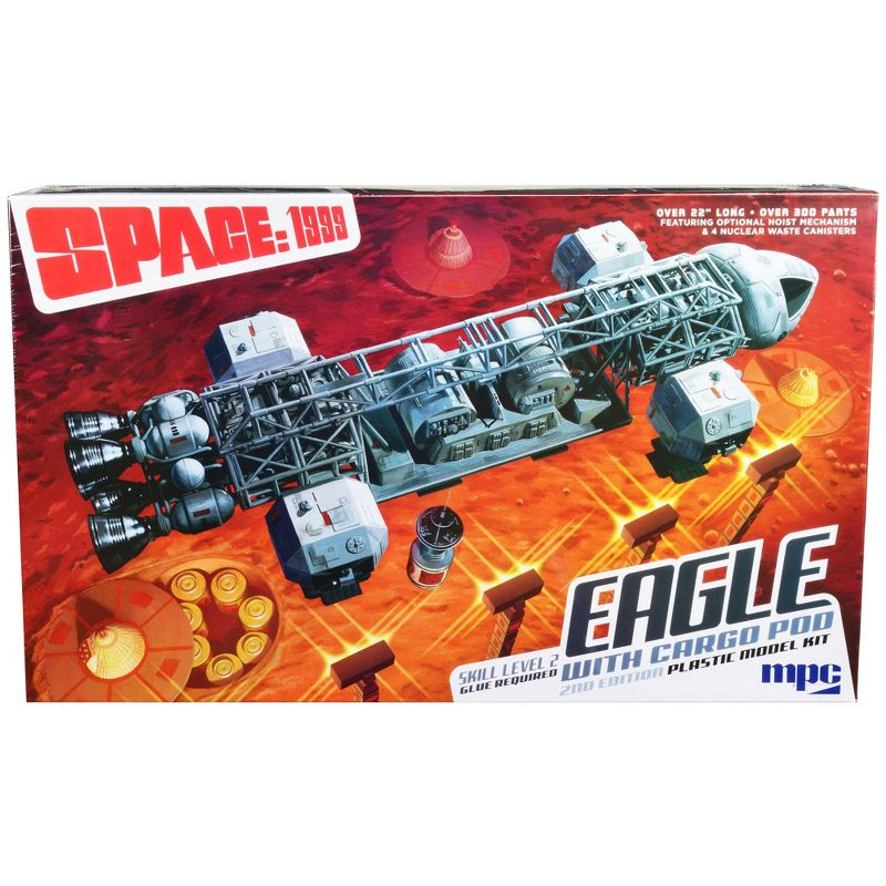 Skill 2 Model Kit Eagle Spacecraft with Cargo Pod "2nd Edition" "Space: 1999" (1975-1977) TV Series 1/48 Scale Model by MPC