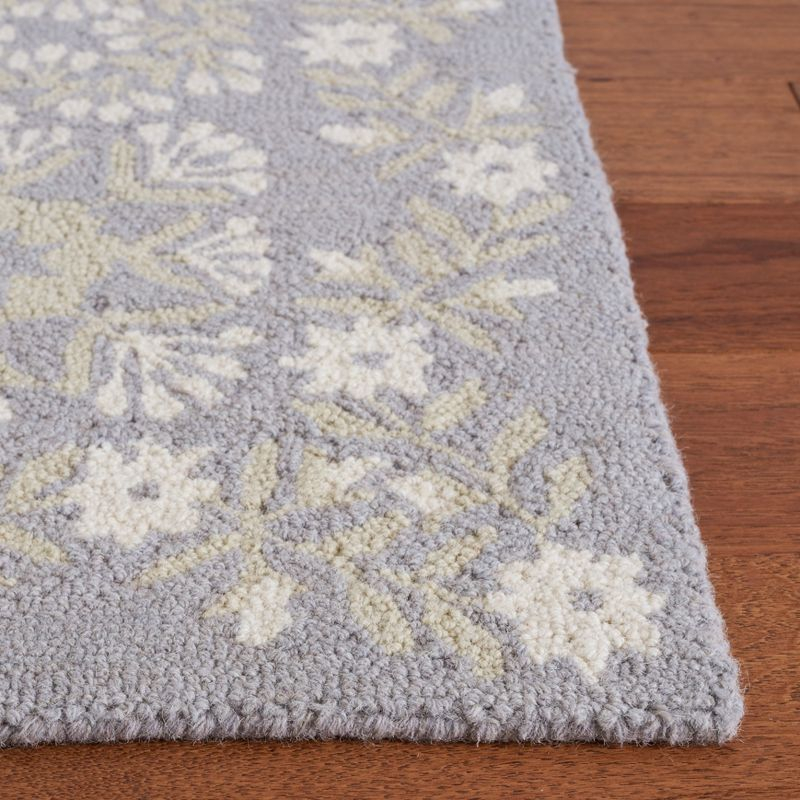 Empire EM826 Hand Tufted Area Rug - Grey/Green - 5'x8' - Safavieh.