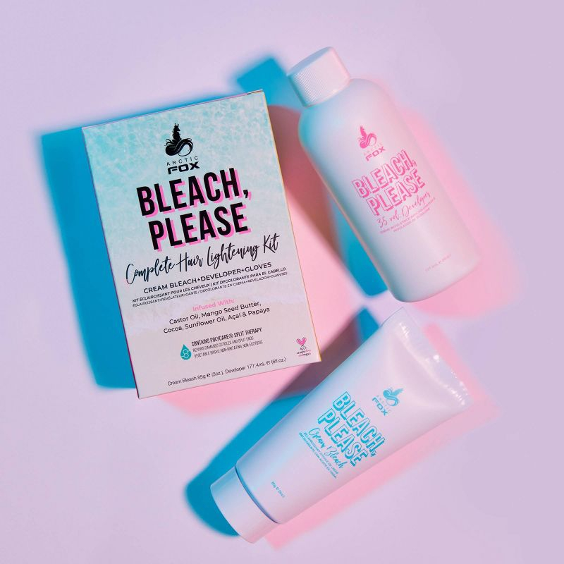 Arctic Fox Bleach Please Creme Hair Bleach & Developer Kit - 9 fl oz