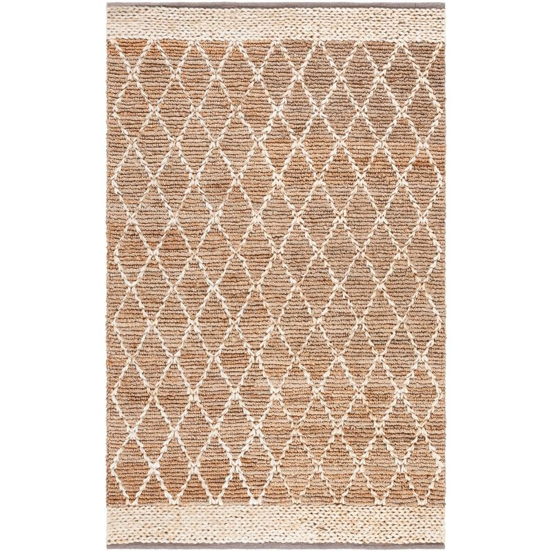 Natural Fiber NF951 Hand Loomed Accent Rug - Natural - 2'x3' - Safavieh.