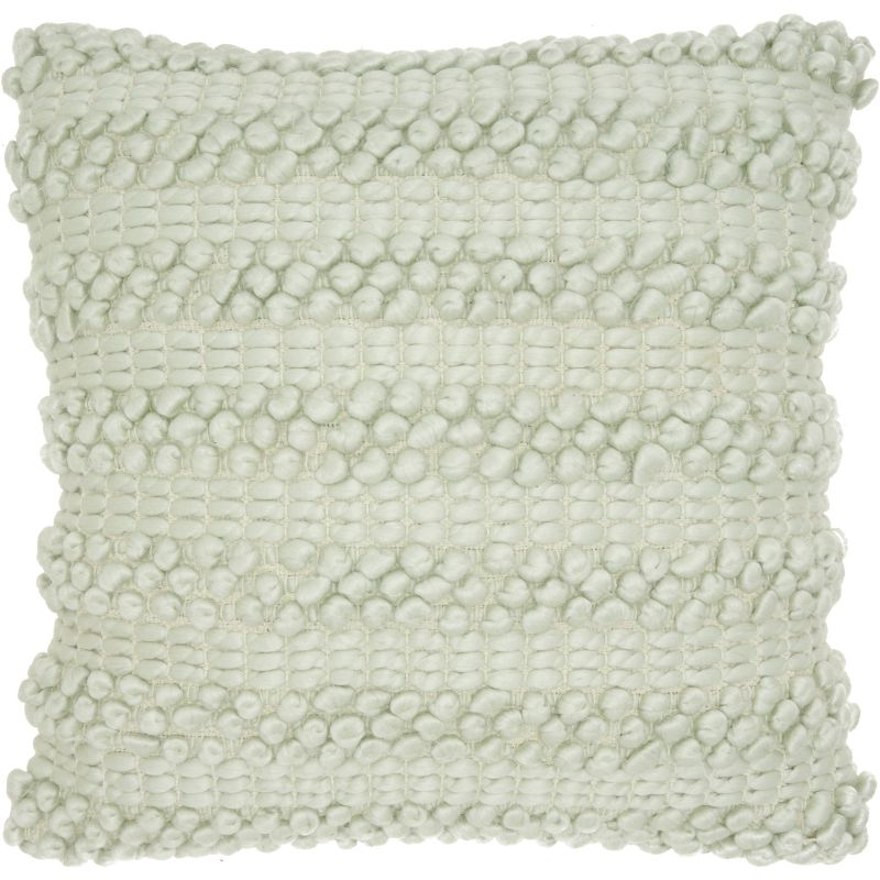 Woven Striped Life Styles Square Throw Pillow - Mina Victory