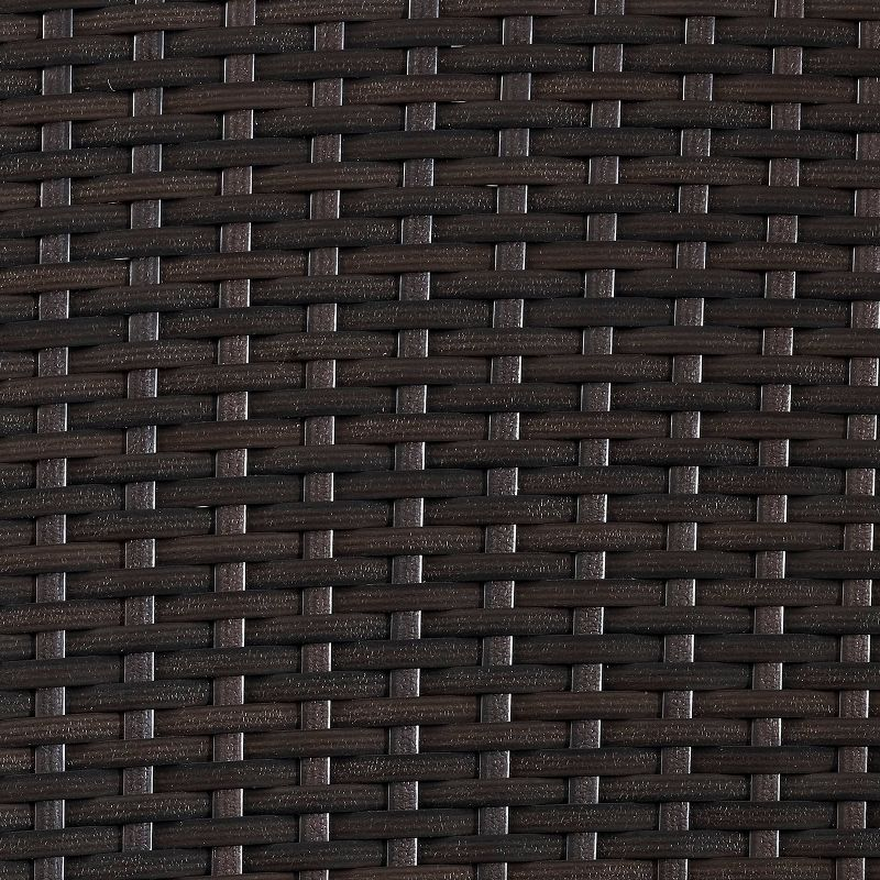 104.5gal Palm Harbor Steel Outdoor Deck Box Brown - Crosley: UV-Resistant Patio Storage with Hinged Top