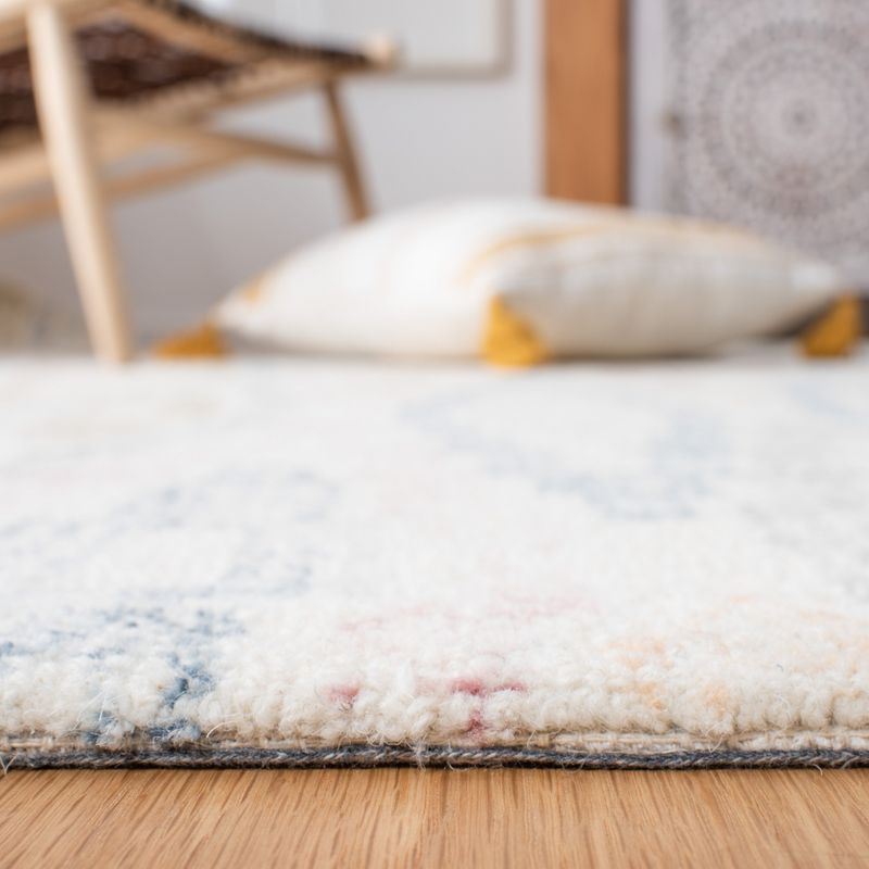 Rodeo Drive RD101 Hand Tufted Area Rug - Ivory/Blue - 3'x5' - Safavieh.