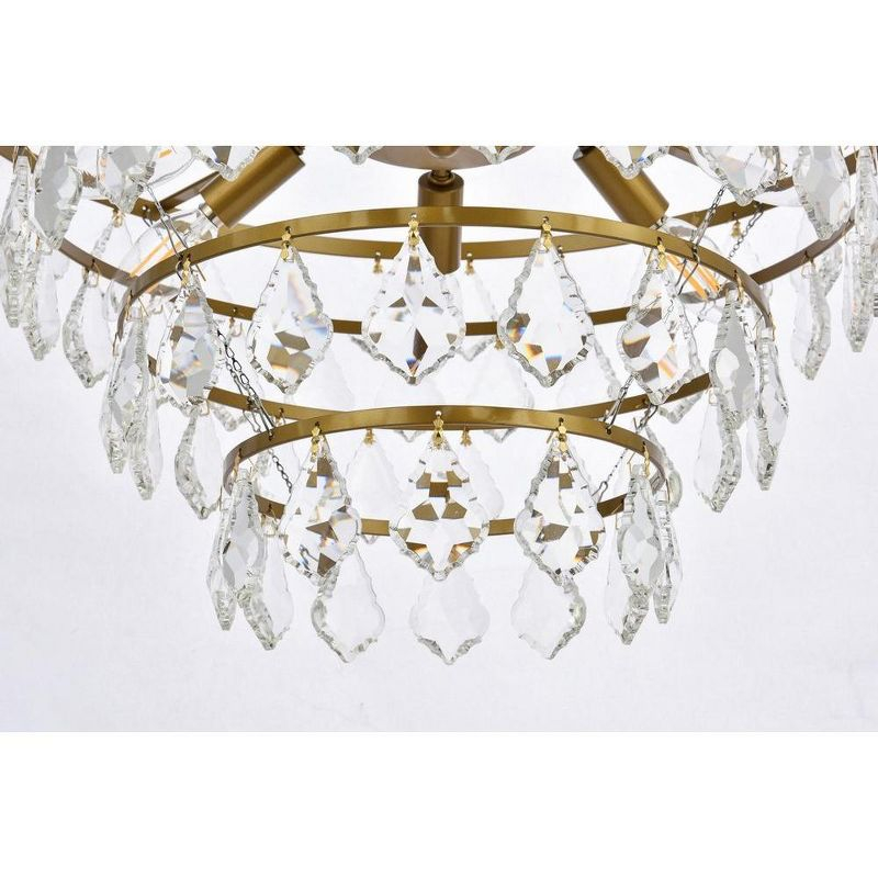 Elegant Lighting Ella 20 inch pendant in brass