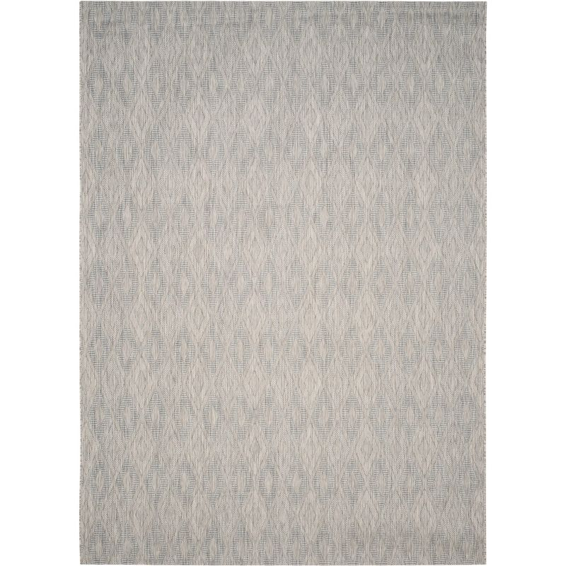 Courtyard CY8522 Power Loomed Indoor and Outdoor Area Rug - Grey/Grey - 8'x10' - Safavieh
