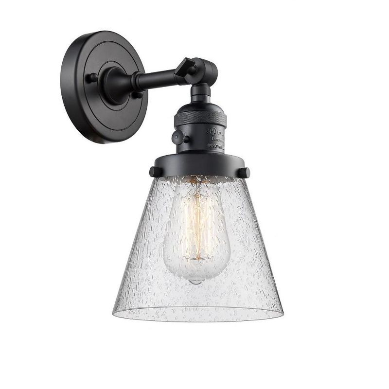 Innovations Lighting Cone 1 - Light Sconce in  Matte Black